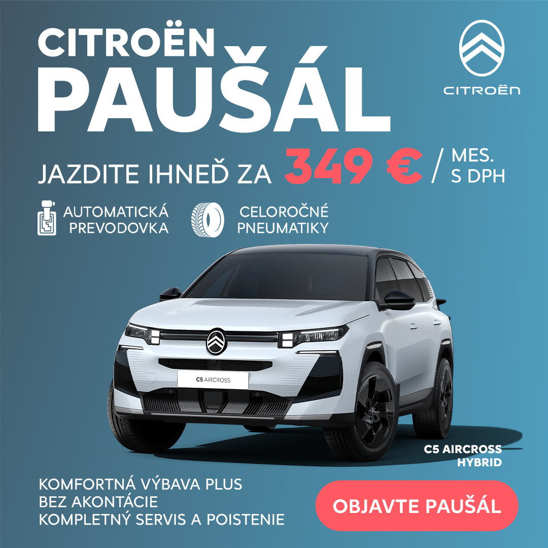 Citroën C5 Aircross na operatívny leasing Citroën Paušál