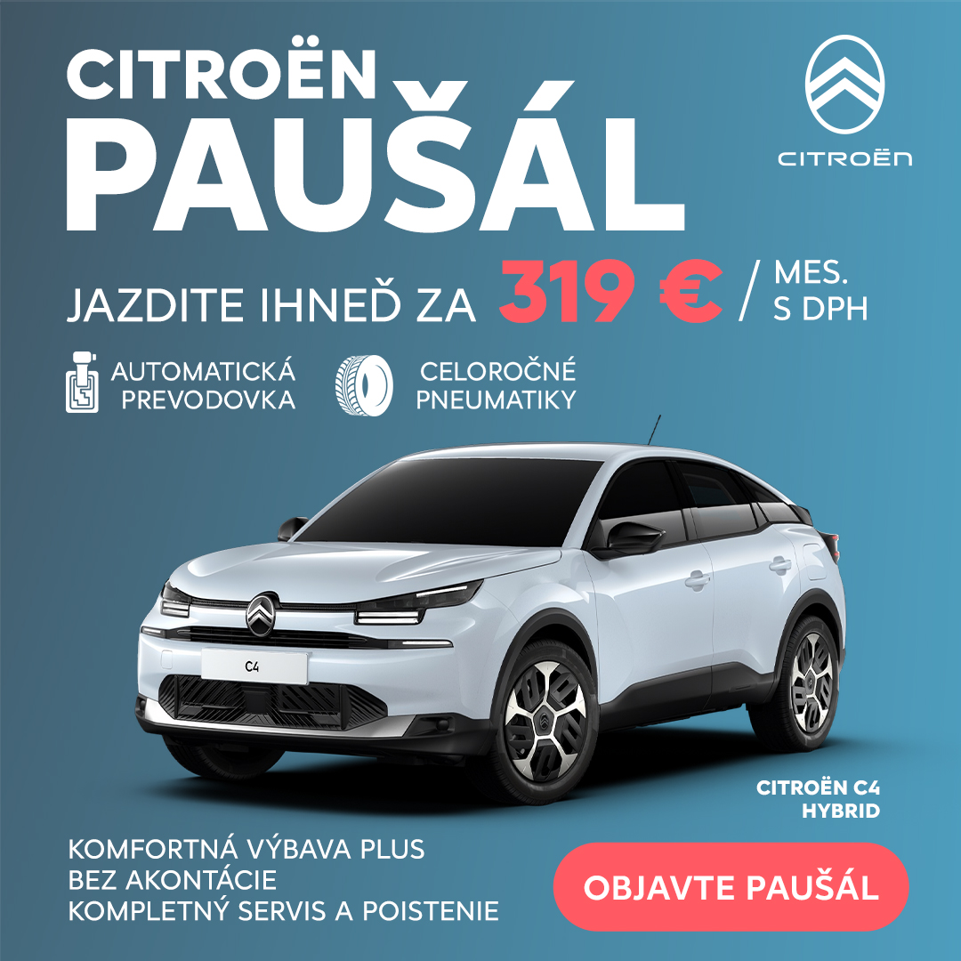 Citroën C4 na operatívny leasing Citroën Paušál