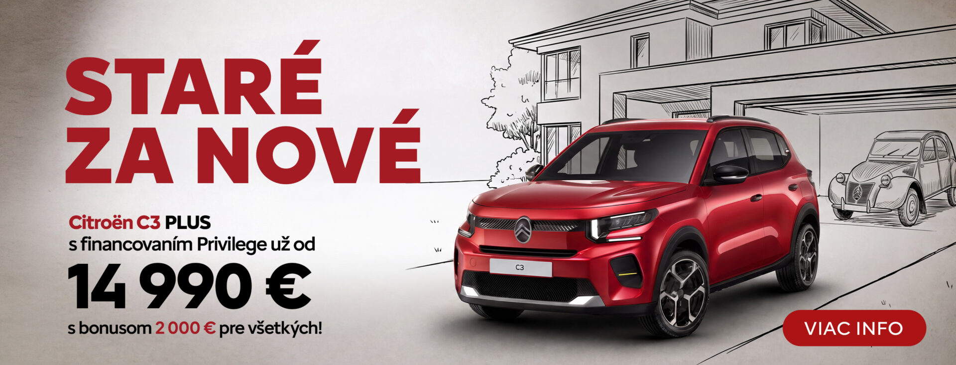 Citroën C3 – akcia Staré za nové
