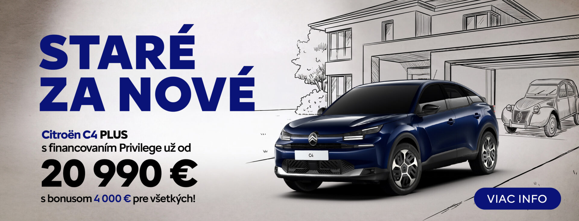 Citroën C4 – akcia Staré za nové